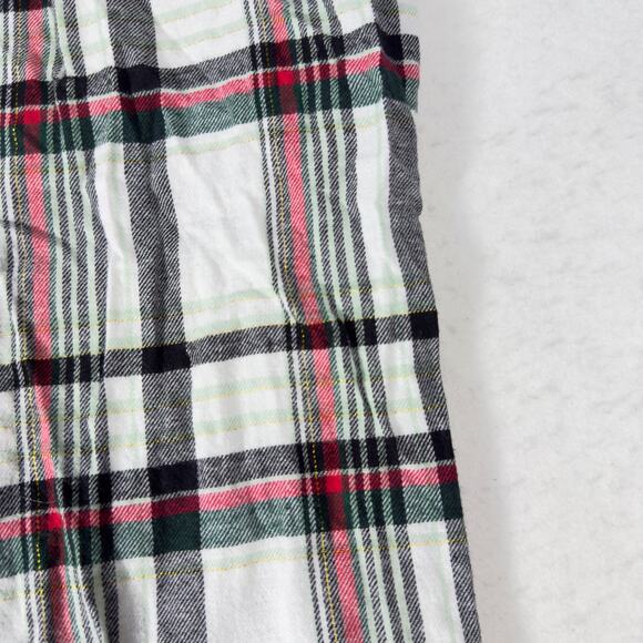 Croft & Barrow 2 pc Flannel Pajamas Woman XXL Button Top Drawstring Elas Waist - Picture 13 of 15